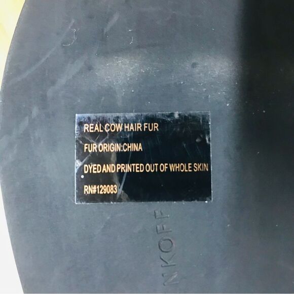 REBECCA MINKOFF Leopard Print Cowhide Chelsea‎ Ankle Boot Booties Size 6.5 New - Picture 13 of 14